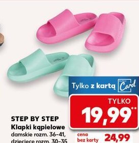 Klapki damskie 36-41 STEP BY STEP promocja
