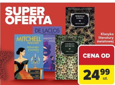 Książki - klasyka literatury światowej, różne tytuły Carrefour promocja w Carrefour