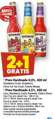 Piwo Hardmade 4,5%, 400 ml promocja w Twój Market