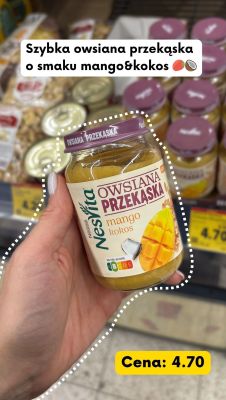 Przekąska owsiana Nesvita mango kokos promocja w Kaufland