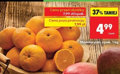 Mandarynki promocja w Biedronka