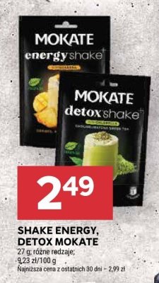 Shake Energy, Detox Mokate promocja w Stokrotka