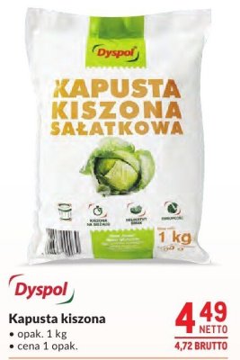Kapusta kiszona sałatkowa promocja w Makro
