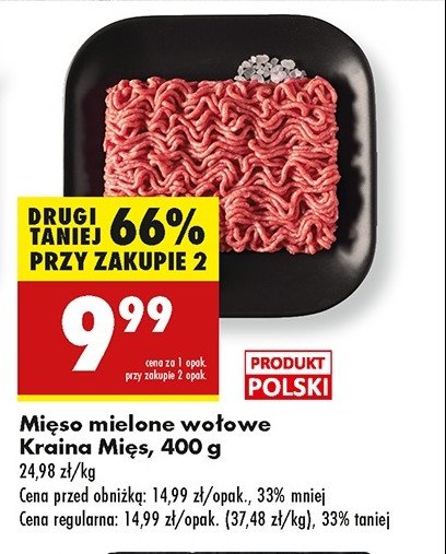 Mięso wołowe mielone Kraina mięsa promocja