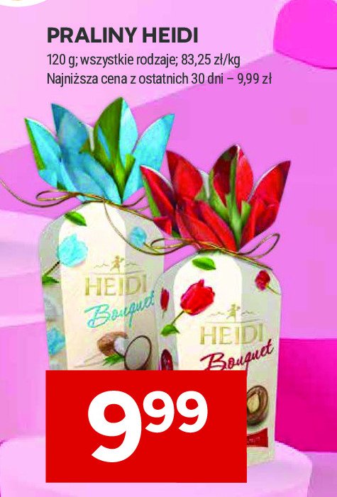 Praliny bouquet premium milk & hazelnuts Heidi promocja