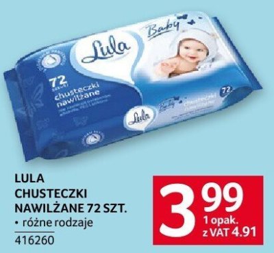 Chusteczki nawilżane Lula promocja w Selgros