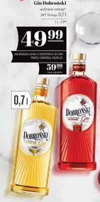 Gin Dobroński wybrane rodzaje 0.7l promocja w POLOmarket