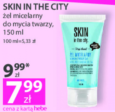 Żel micelarny Skin in the city promocja
