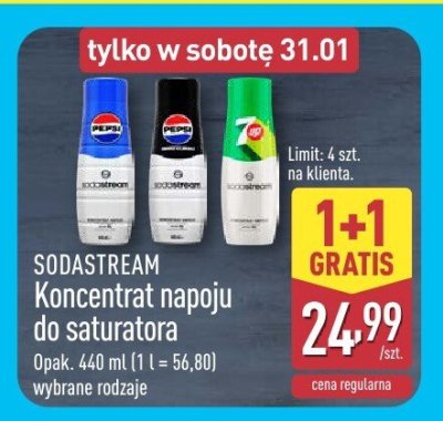 Koncentrat napoju do saturatora promocja w Aldi