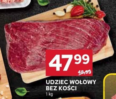 Udziec wołowy bez kości promocja w Stokrotka