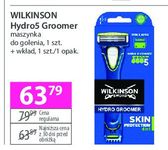 Maszynka do golenia + wkład WILKINSON HYDRO 5 GROOMER promocja