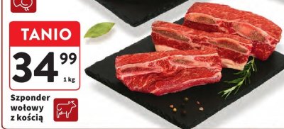 Szponder wołowy z kością promocja w Intermarche