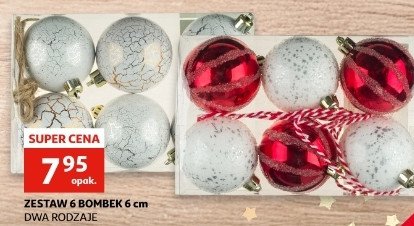 Bombki 6 cm promocja