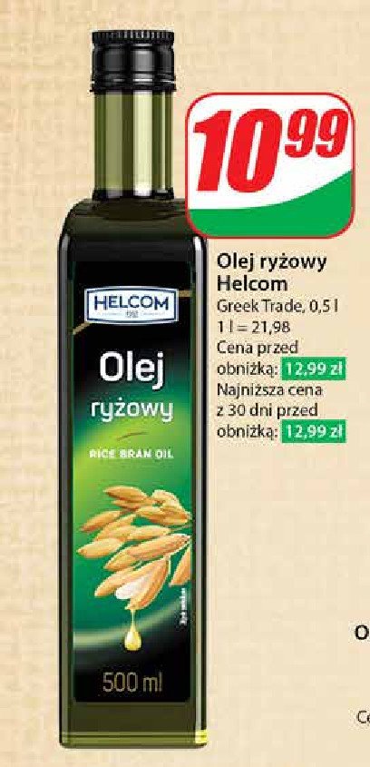 Olej ryżowy Helcom promocja