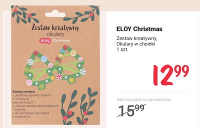 Zestaw kreatywny Okulary w choinki promocja w Rossmann