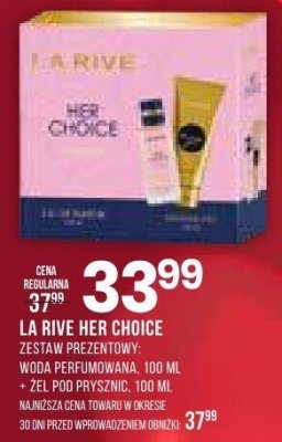Zestaw prezentowy La Rive Her Choice promocja w Drogerie Natura