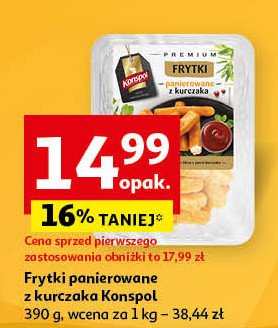 Frytki z fileta piersi kurczaka Konspol promocja