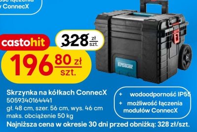 Skrzynka na kółkach ConnecX Erbauer promocja w Castorama
