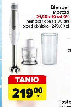 Blender mq7020 Braun promocja w Carrefour