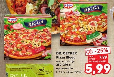 Pizza z szynką Dr. oetker rigga promocja