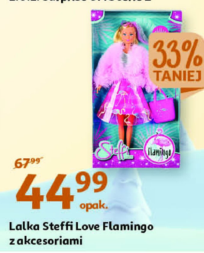 Lalka flamingo Steffi (zabawki) promocja