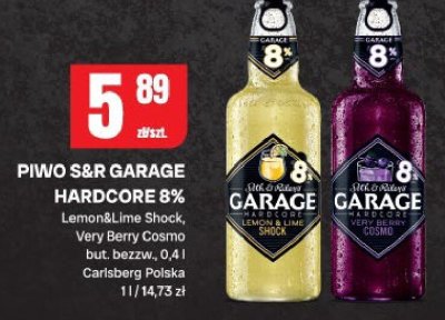 Piwo S&R Garage Hardcore 8% Lemon&Lime Shock promocja w Chorten