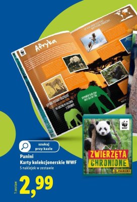 Karty kolekcjonerskie WWF Zwierzęta Chronione promocja w Lidl