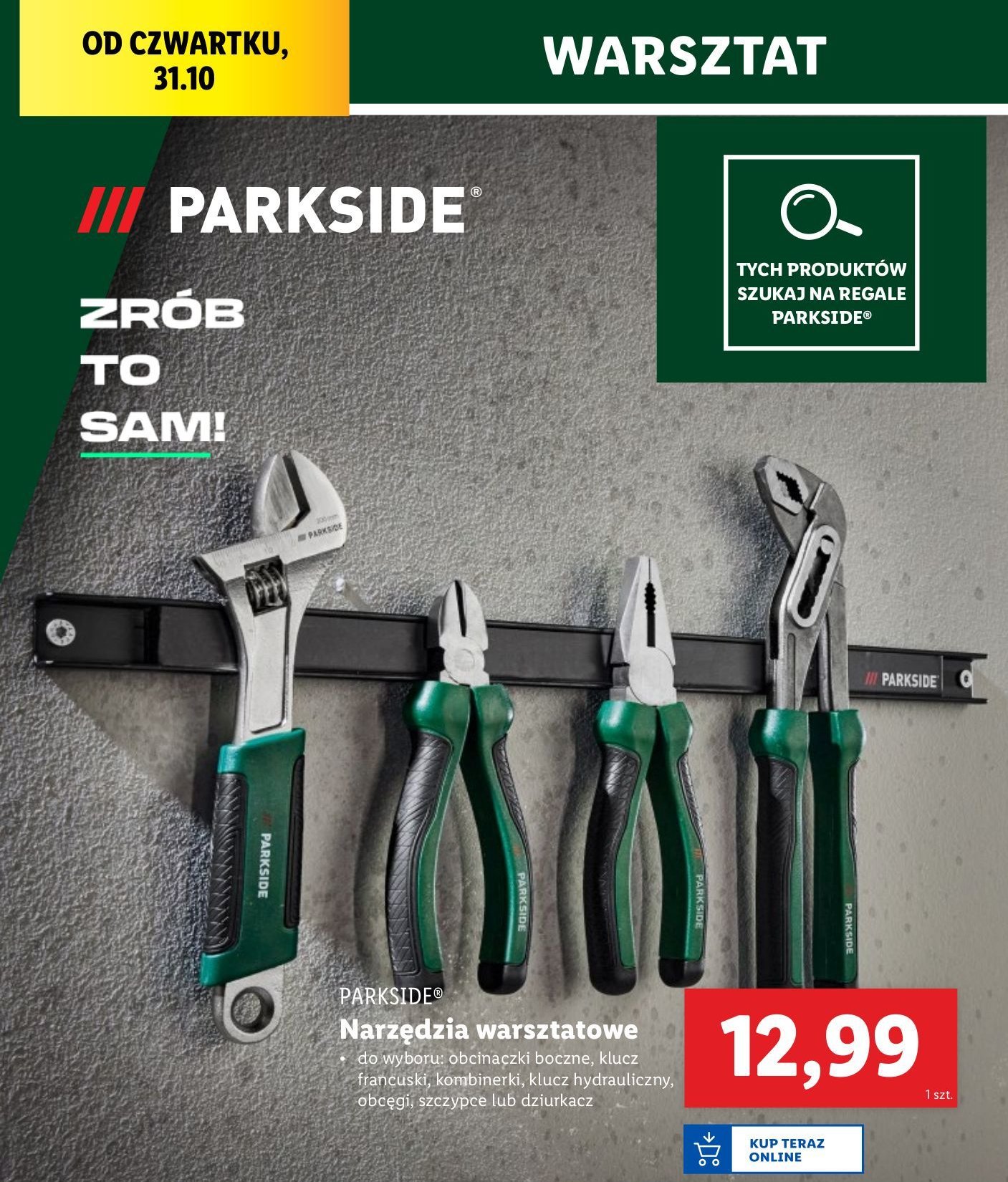 Klucz hydrauliczny Parkside promocja