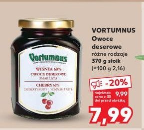 Dżem wiśniowy Vortumnus promocja w Kaufland