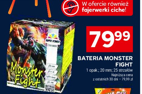 Bateria monster fight SUPER POWER promocja