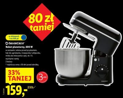 Robot planetarny 600 W promocja w Lidl
