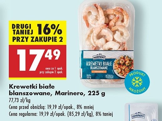 Krewetki bia艂e blanszowane Marinero promocja