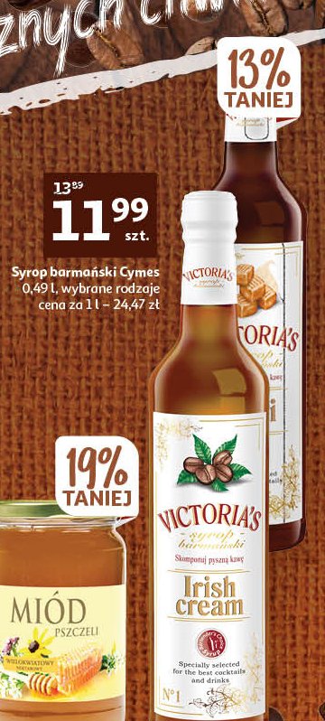 Syrop barmański Cymes victoria's promocja