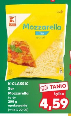 Ser mozzarella tarty K-classic promocja