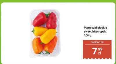 Papryczki słodkie sweet bites opak. 200 g promocja w Biedronka