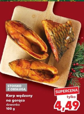Karp wędzony na gorąco dzwonko 100 g promocja w Kaufland