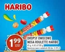 Żelki kwaśne Haribo mega-roulette promocja
