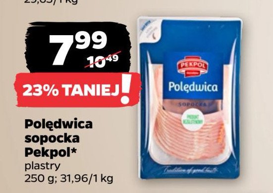 Poledwica sopocka Pekpol promocja