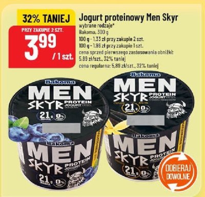 Jogurt proteinowy Men Skyr promocja w POLOmarket