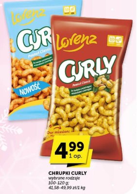 Chrupki Curly wybrane rodzaje promocja w Groszek