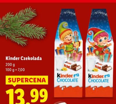 Czekolada Kinder Czekolada promocja w Lidl