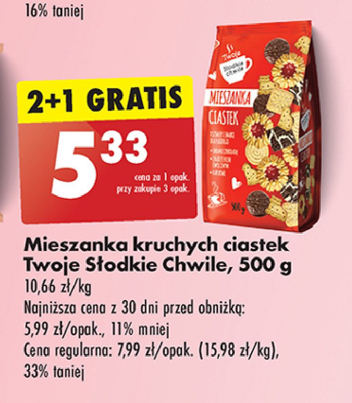 Mieszanka kruchych ciastek Twoje słodkie chwile promocja