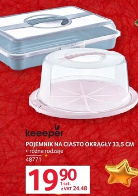 Pojemnik na ciasto okrągły 33.5 cm różne rodzaje promocja w Selgros