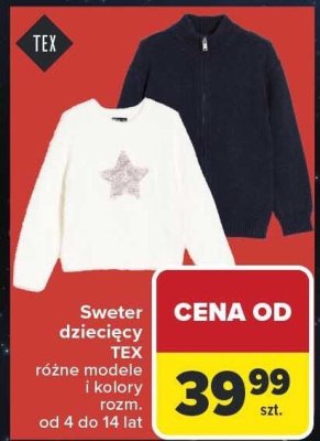 Sweter dziecięcy promocja w Carrefour
