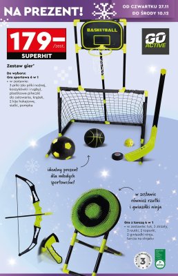 Zestaw gier sportowych 6 w 1 promocja w Biedronka