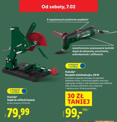 Stojak do szlifierki kątowej Parkside promocja w Lidl