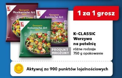 Warzywa na patelnię różne rodzaje promocja w Kaufland