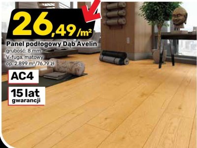 Panel podłogowy Dąb Avelin promocja w Bricomarche
