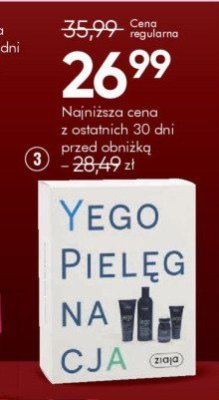 Zestaw pielęgnacyjny Ziaja promocja w Super-Pharm