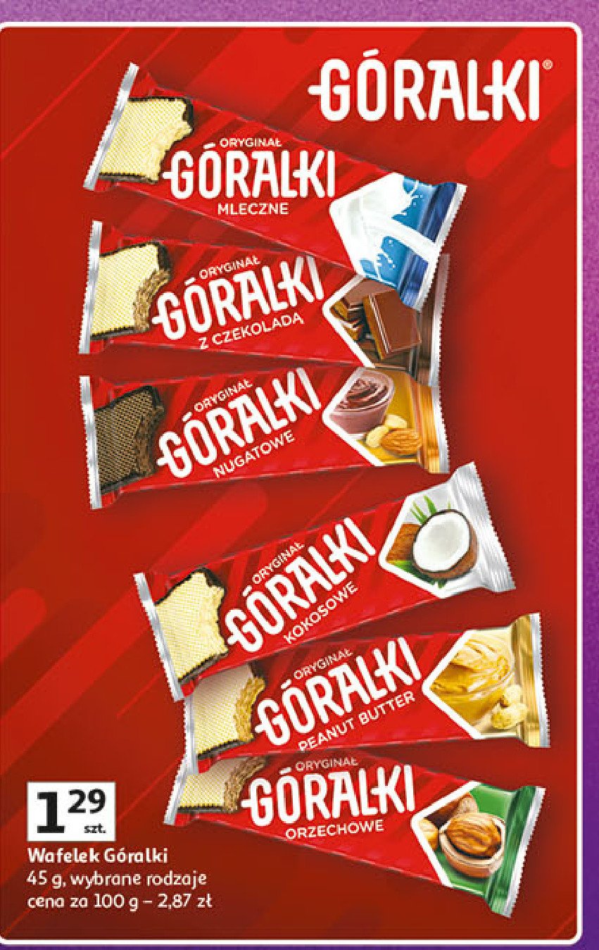 Wafelek peanut butter Góralki promocja w Auchan